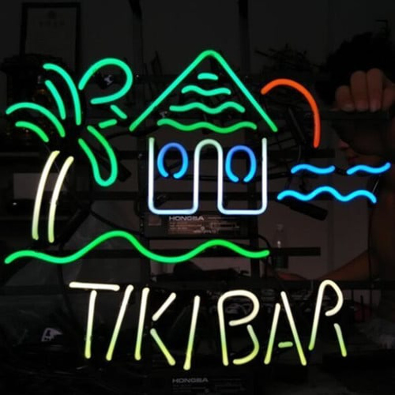 TIKI BAR TROPICAL Neontábla