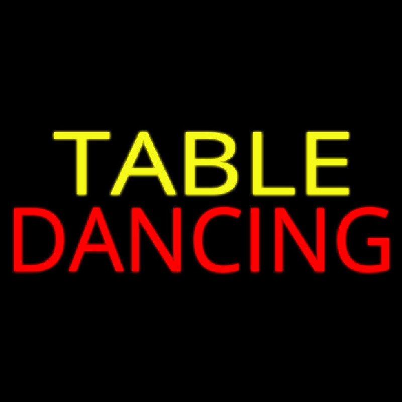 Table Dancing Neontábla