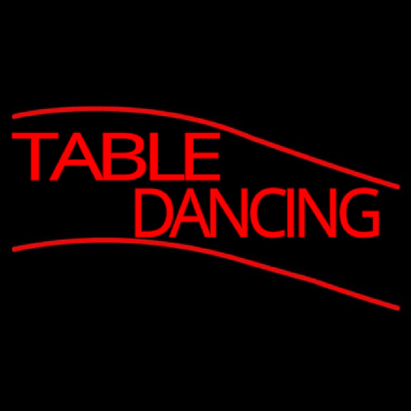 Table Dancing Neontábla