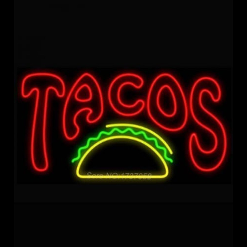 Tacos Neontábla