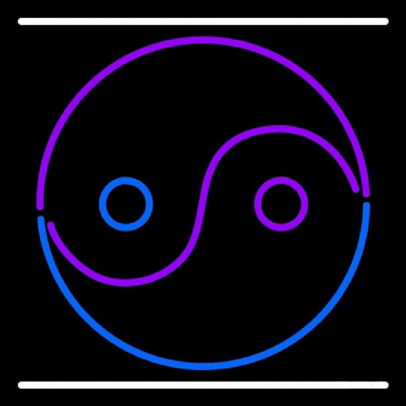 Taoist With Line Neontábla