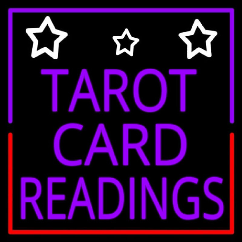 Tarot Card Readings Neontábla