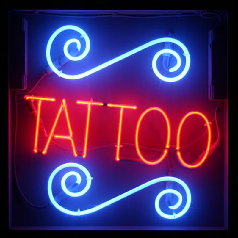 Tattoo Neontábla