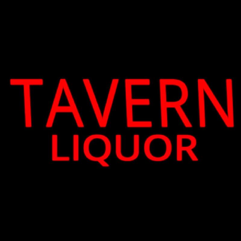 Tavern Liquor Neontábla