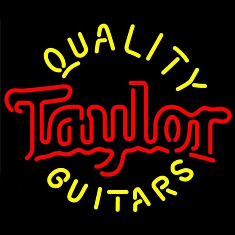 Taylor Quality Guitars Beer Sign Neontábla