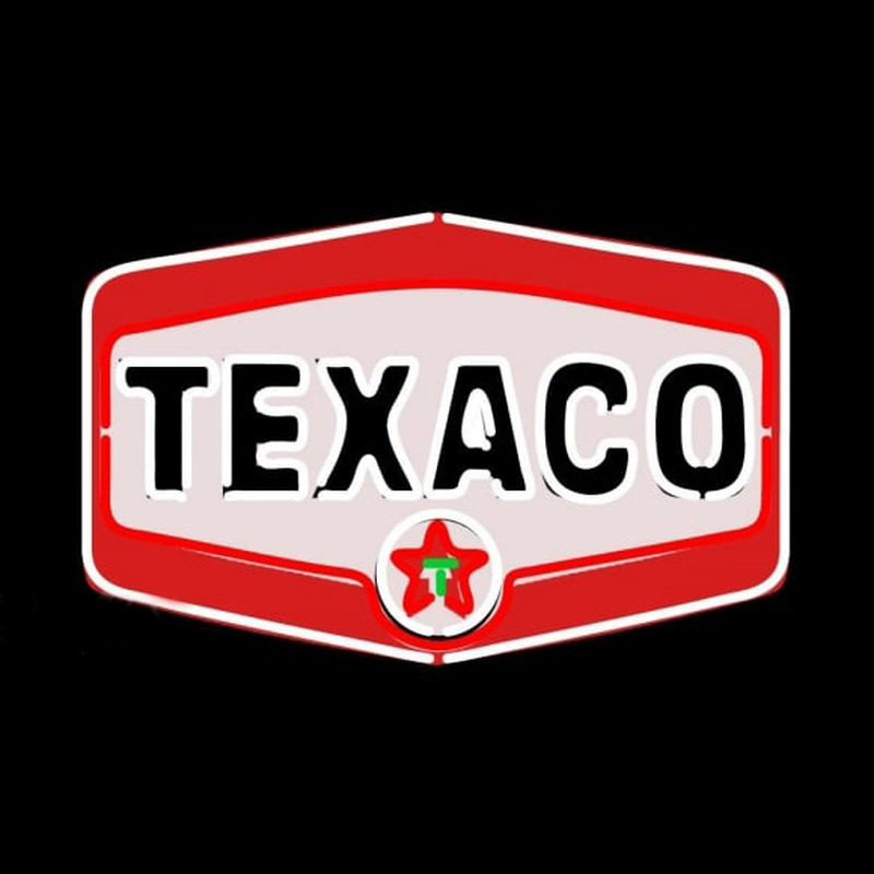 Te aco Gasoline Logo Neontábla