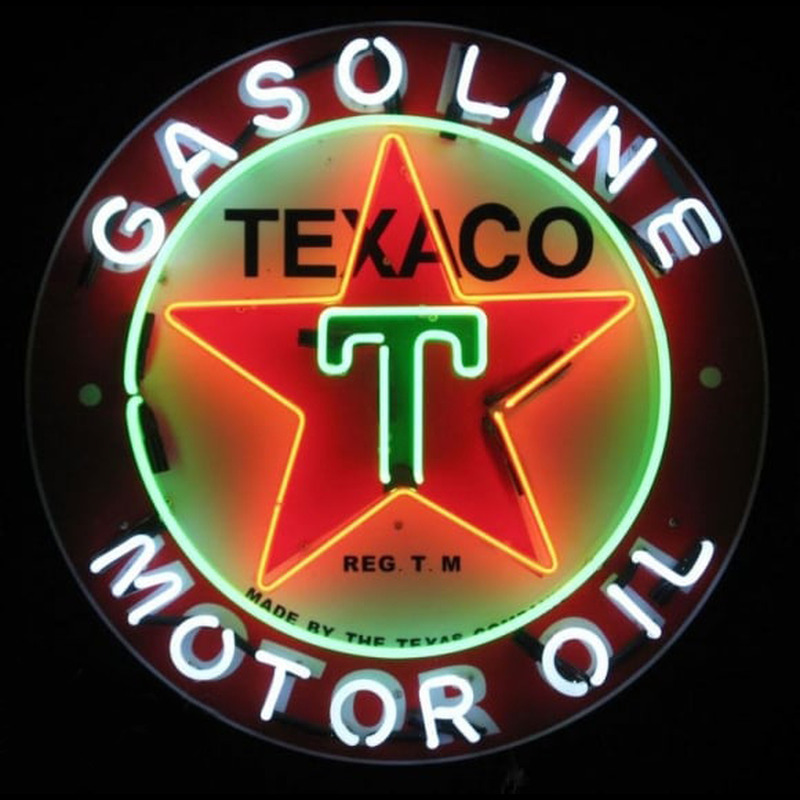 Te ico Gasoline Neontábla