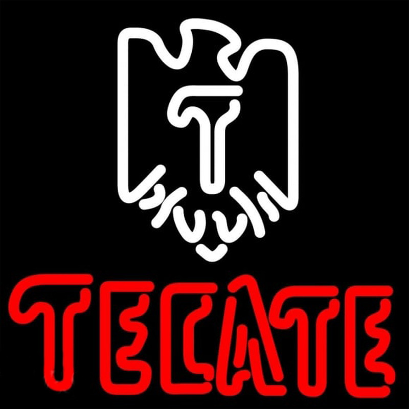 Tecate Eagle Logo Beer Sign Neontábla