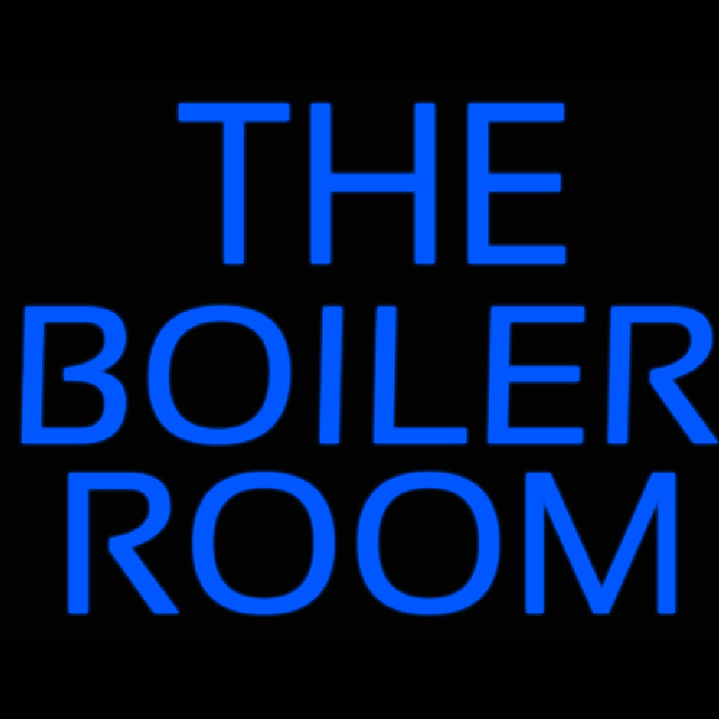 The Boiler Room Neontábla