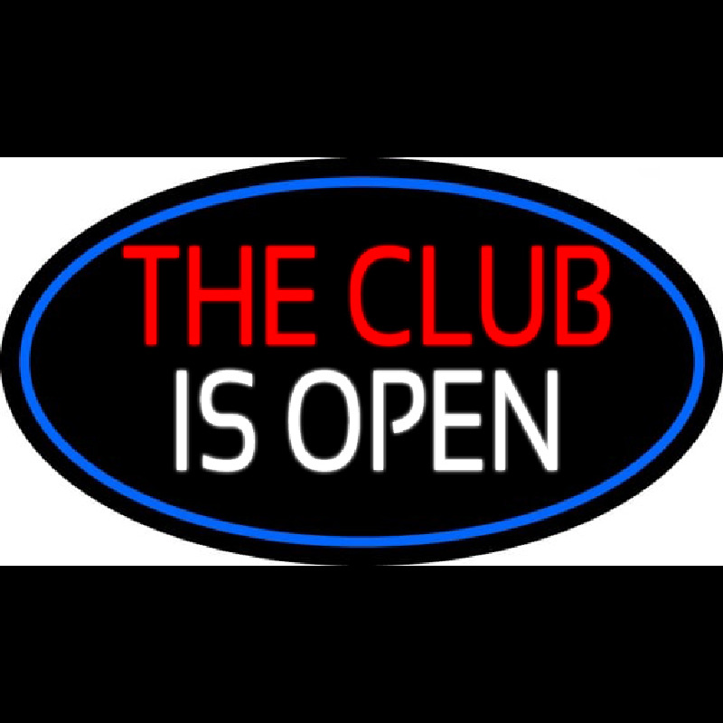 The Club Is Open Neontábla