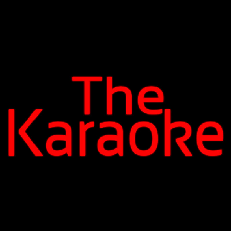 The Karaoke Neontábla