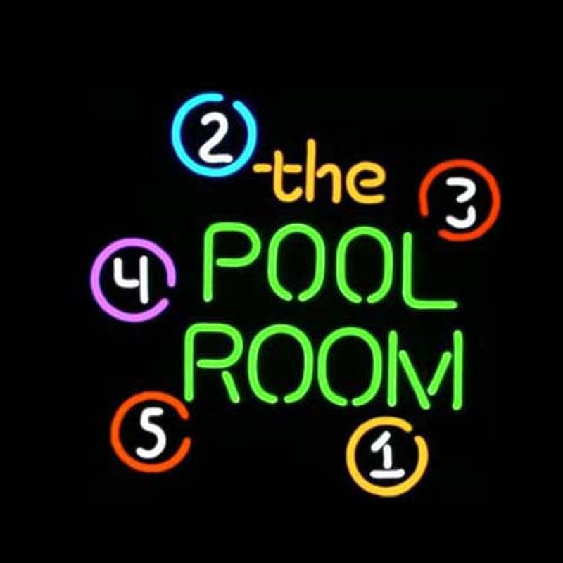 The Pool Room Bolt Nyitva Neontábla