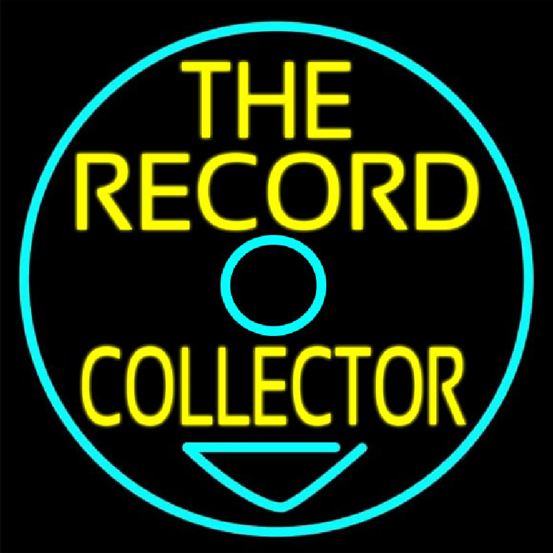 The Record Collector Neontábla