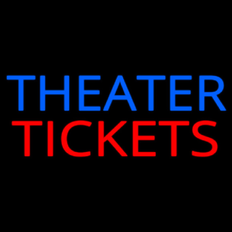 Theatre Tickets Neontábla