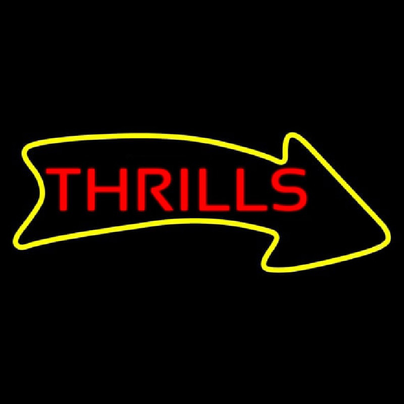 Thrills Neontábla