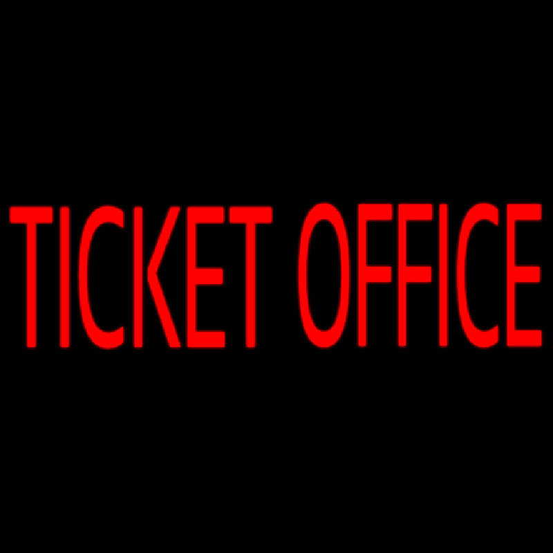 Ticket Office Neontábla