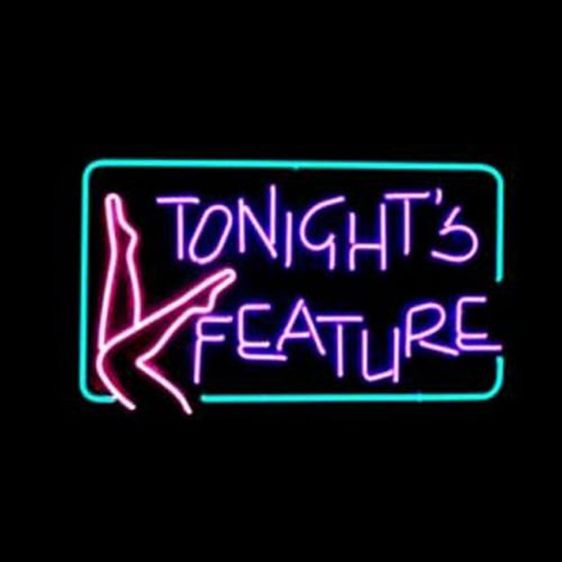 Tonights Feature Bolt Nyitva Neontábla