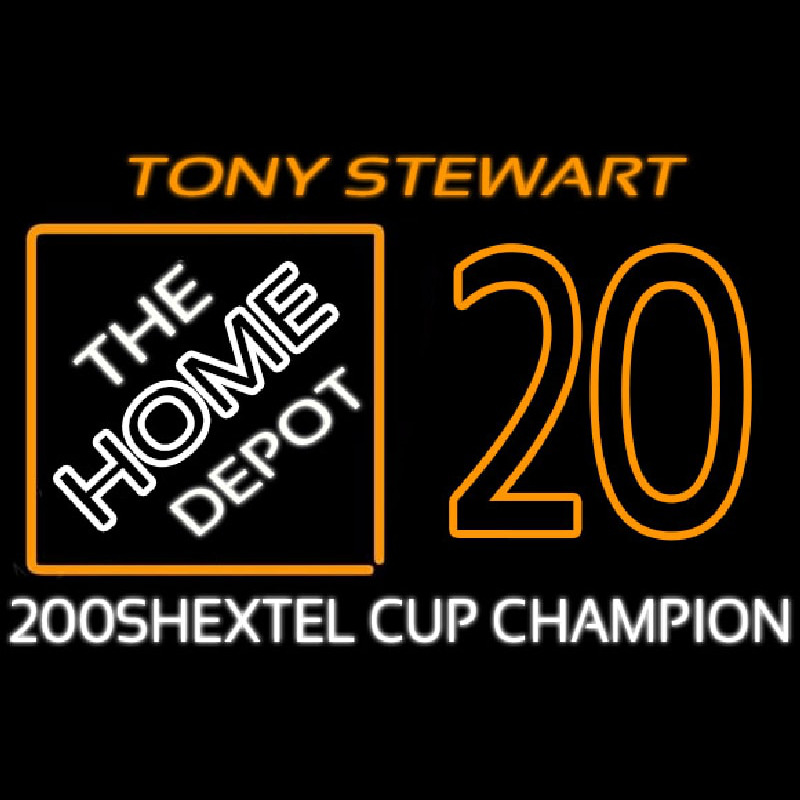 Tony Stewart 20 Nascar Neontábla