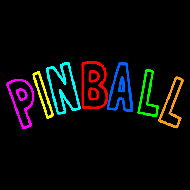 Tourquoise Pinball 2 Neontábla