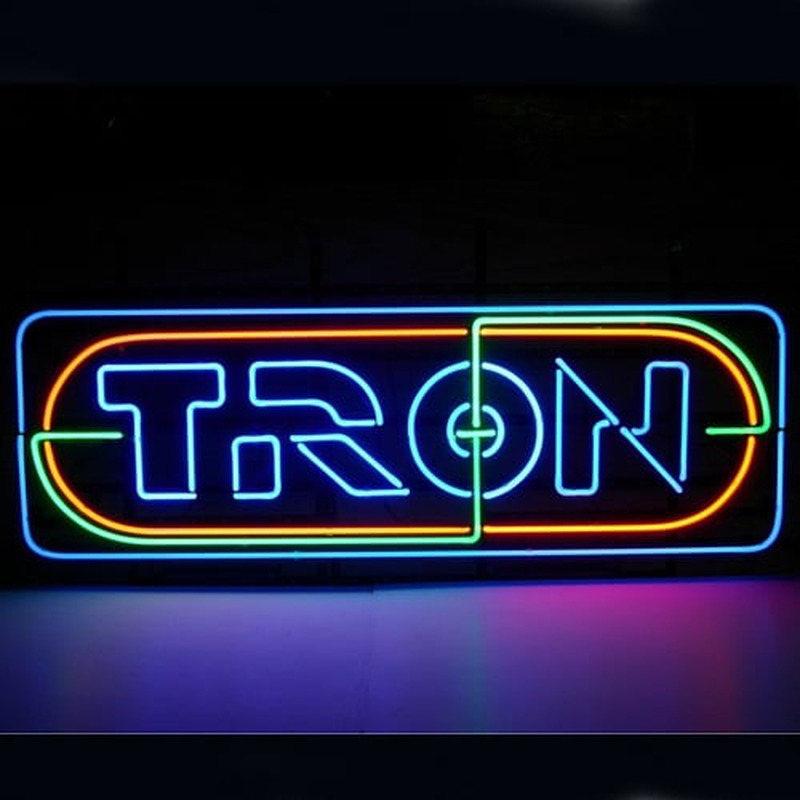 Tron Neontábla Bolt Nyitva