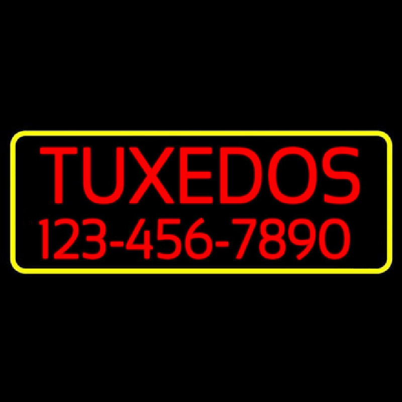 Tu edos With Phone Number Neontábla