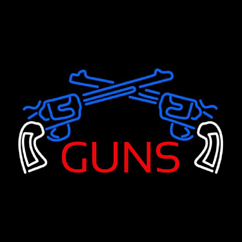 Two Gun Logo Neontábla