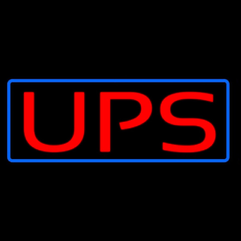 Ups Blue Border Neontábla