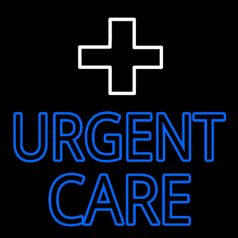 Urgent Care Plus Logo Neontábla