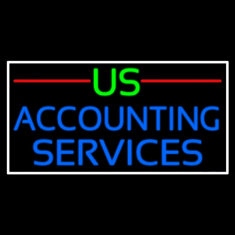Us Accounting Service 2 Neontábla