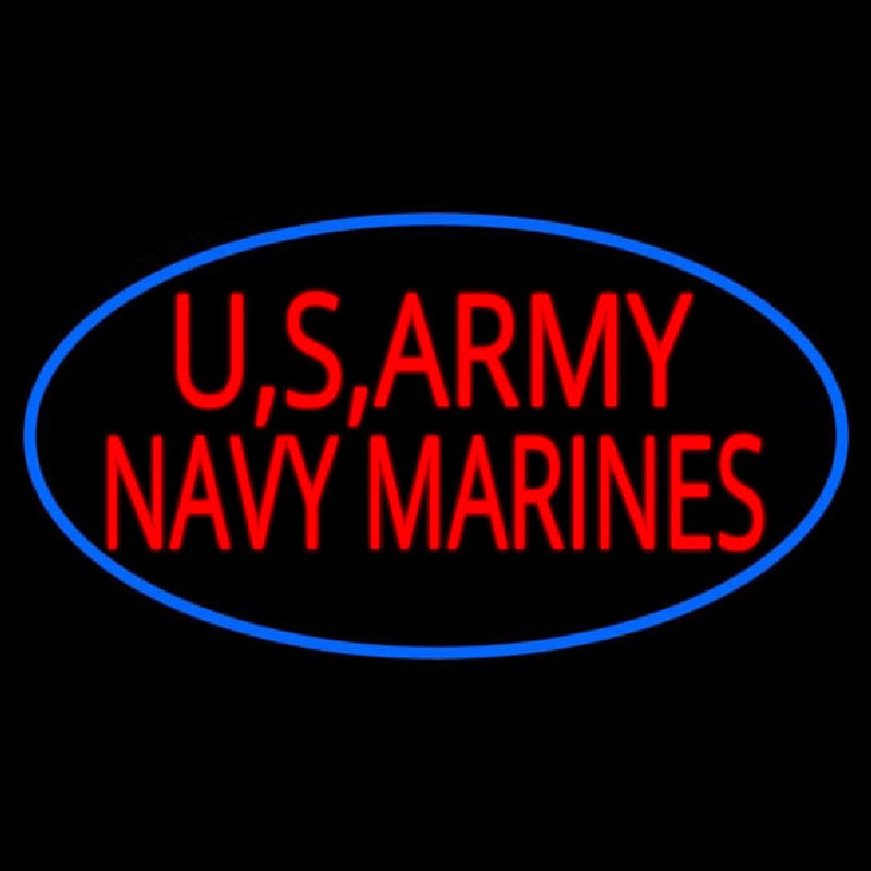 Us Army Navy Marines Neontábla