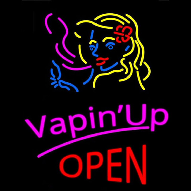 Vapin Up Open Neontábla