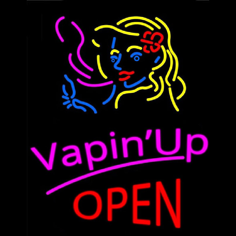 Vapin Up Open Neontábla