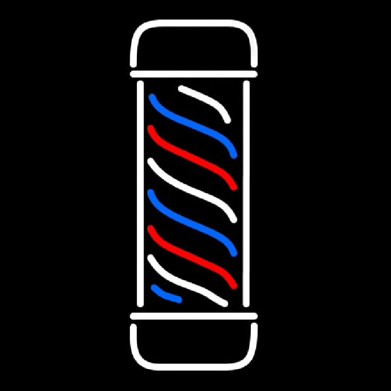 Vertical Barber Pole Neontábla