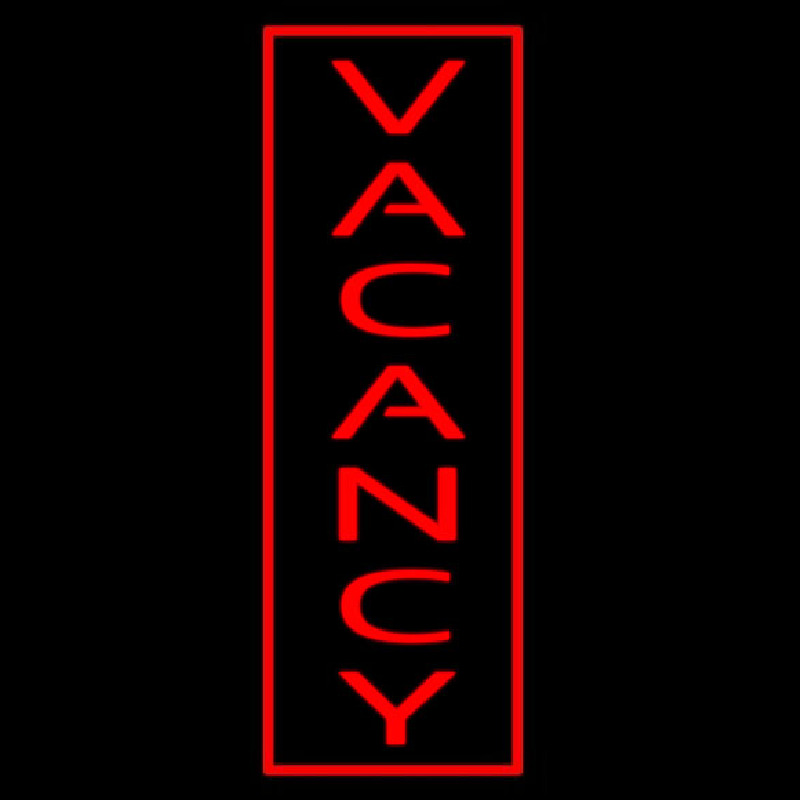 Vertical Vacancy Neontábla