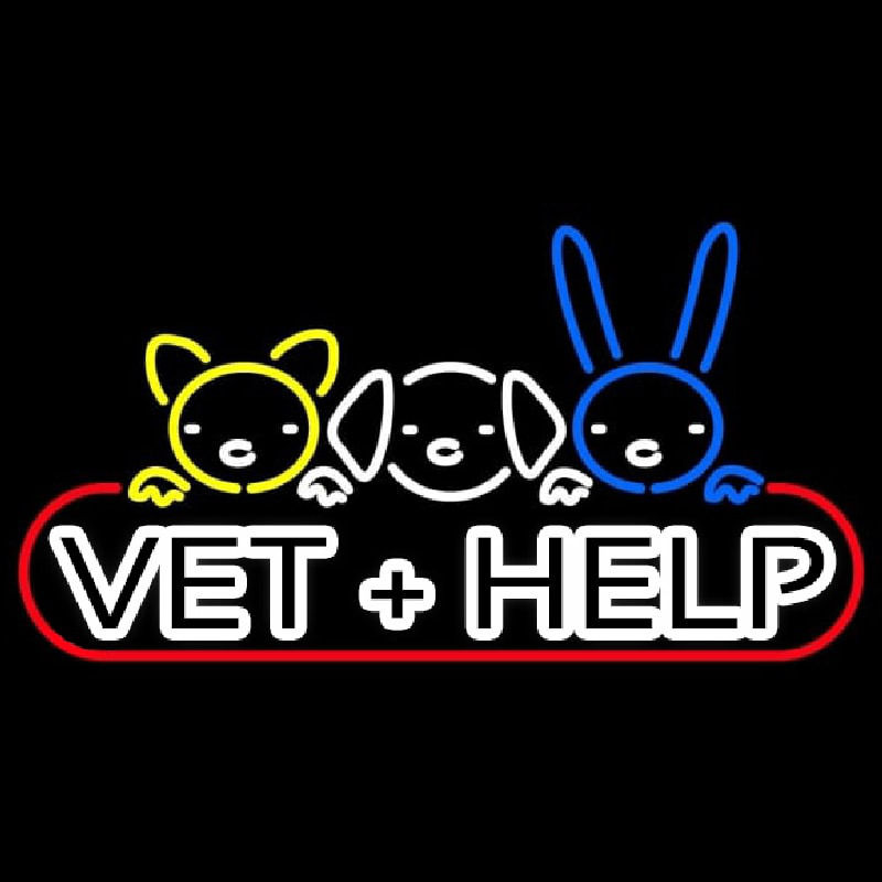 Vet Help Neontábla