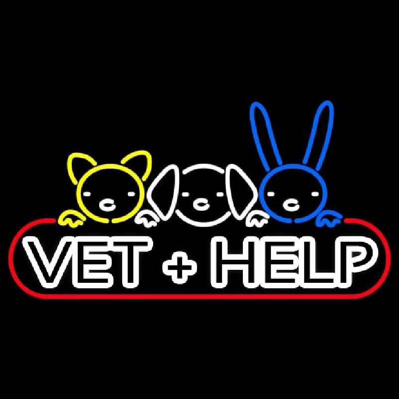 Vet Help Neontábla