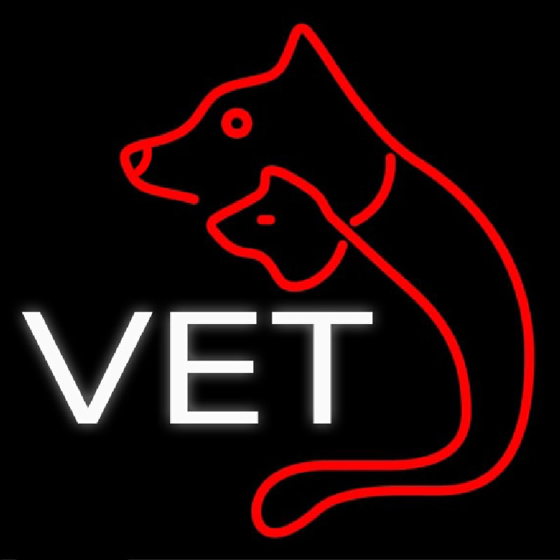 Vet Veterinary Neontábla