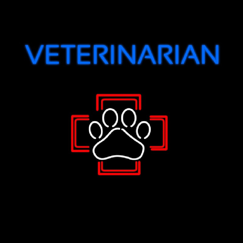 Veterinarian 1 Neontábla