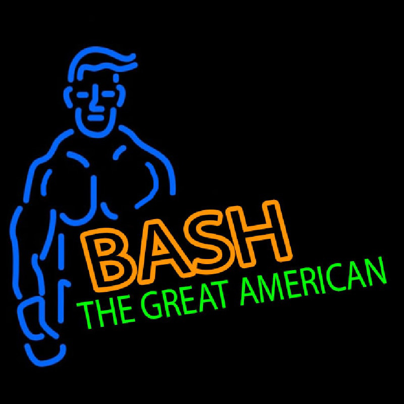 WWE The great American bash Neontábla