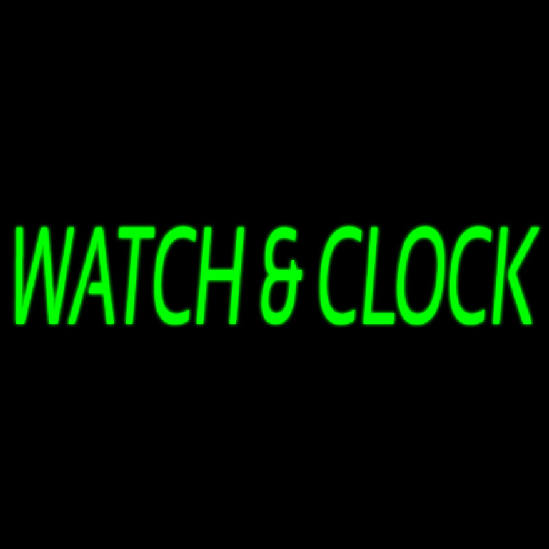 Watch And Clock Neontábla