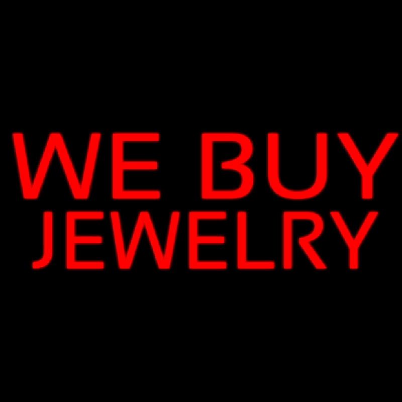 We Buy Jewelry Neontábla