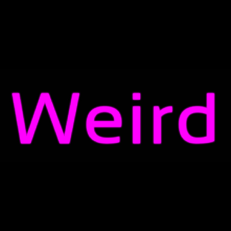Weird Neontábla