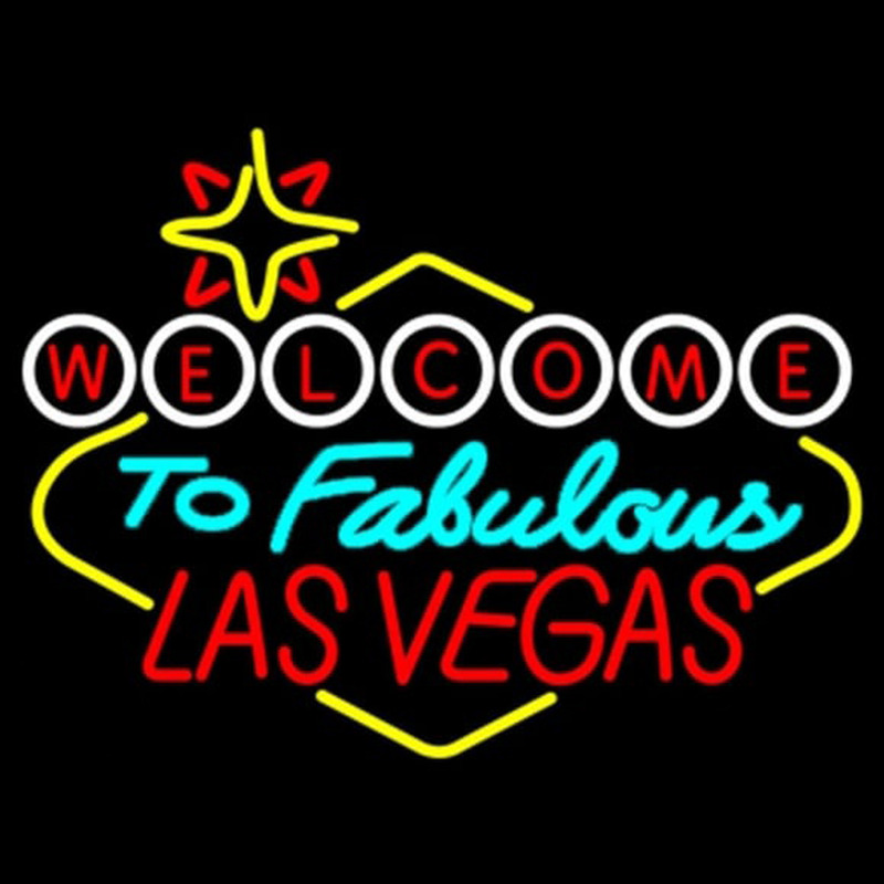 Welcome To Las Vegas Neontábla