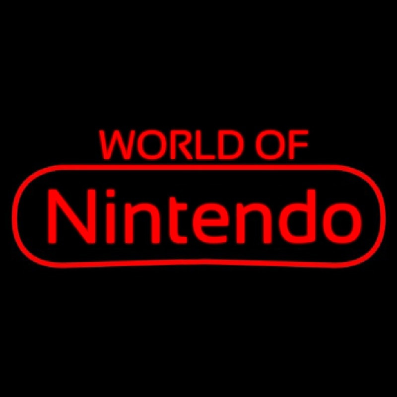 World Of Nintendo Neontábla