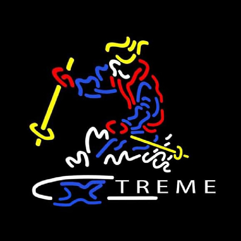 Xtreme Skier Neontábla