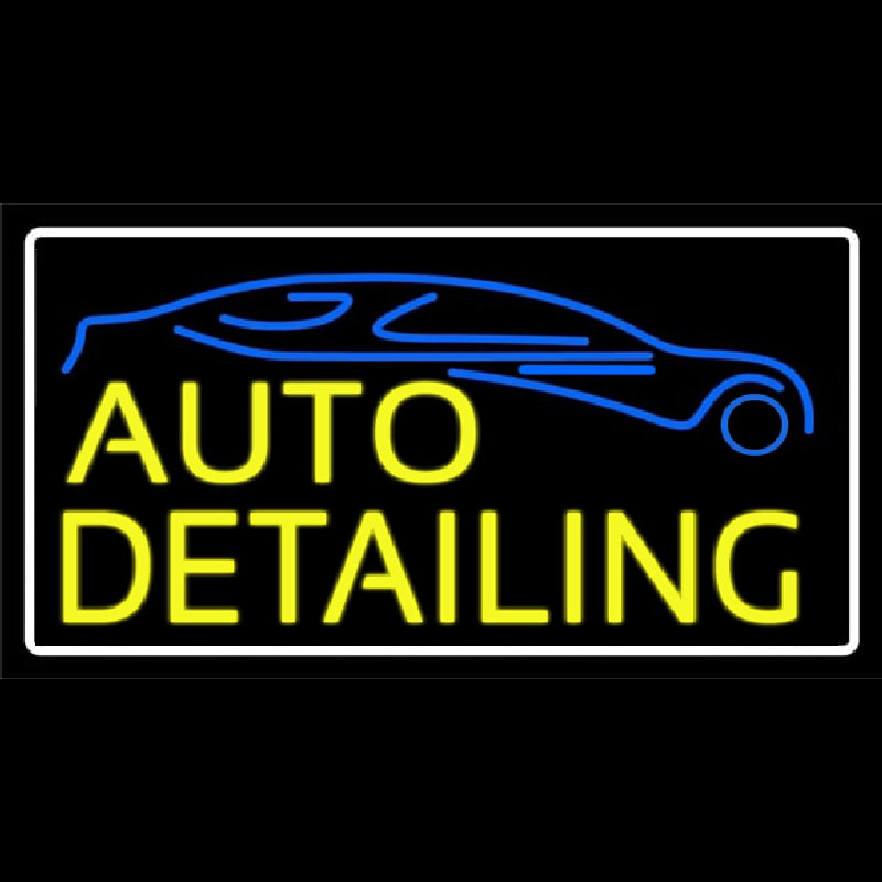 Yellow Auto Detailing Neontábla