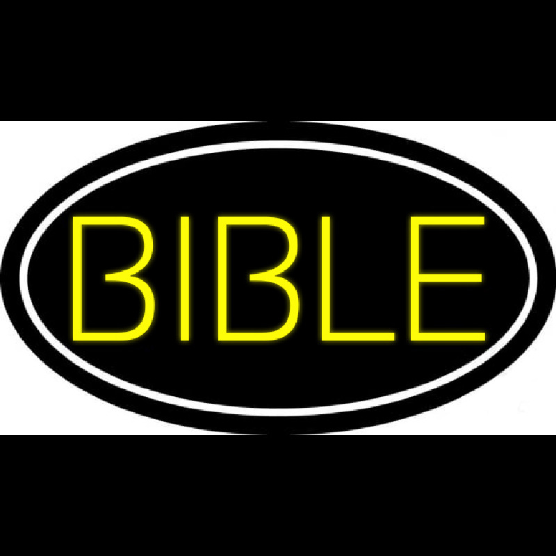 Yellow Bible Neontábla