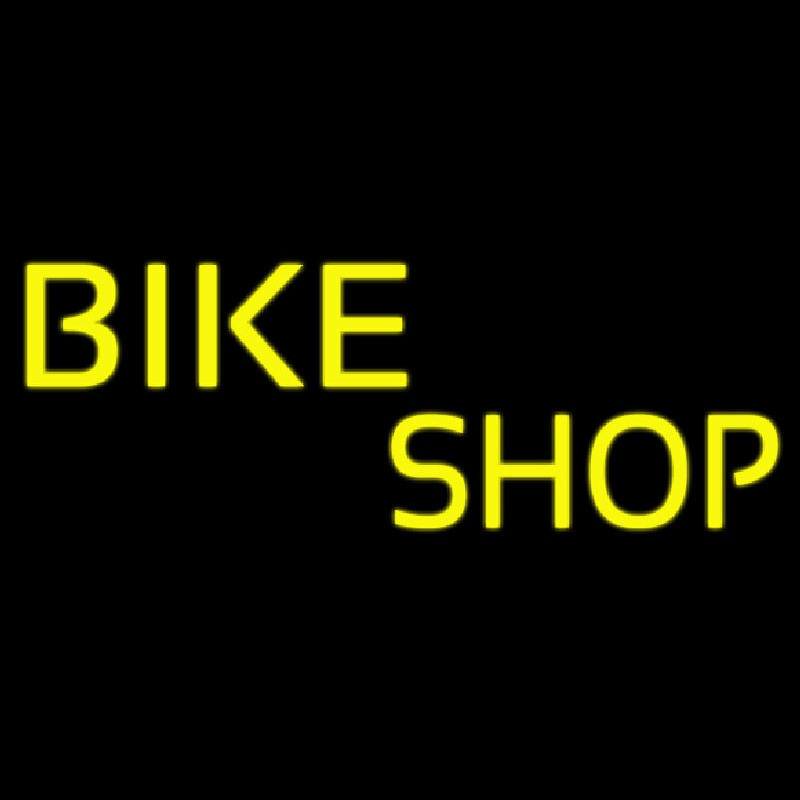 Yellow Bike Shop Neontábla