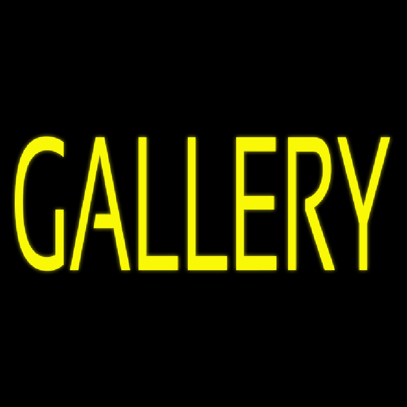 Yellow Gallery Neontábla