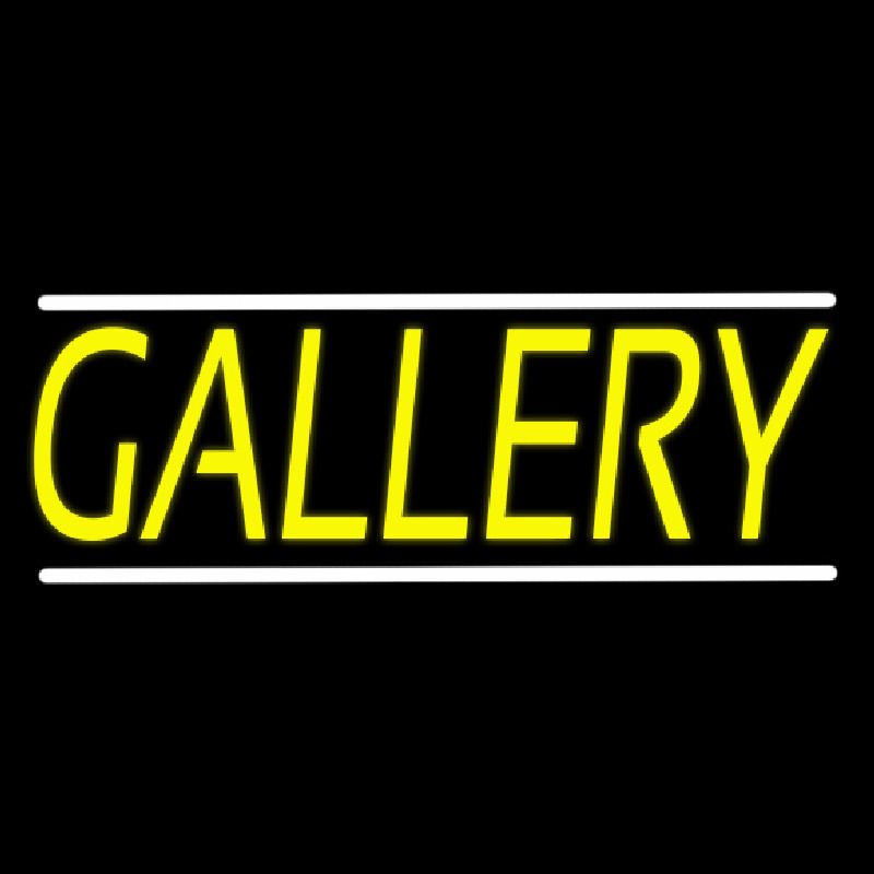 Yellow Gallery Neontábla